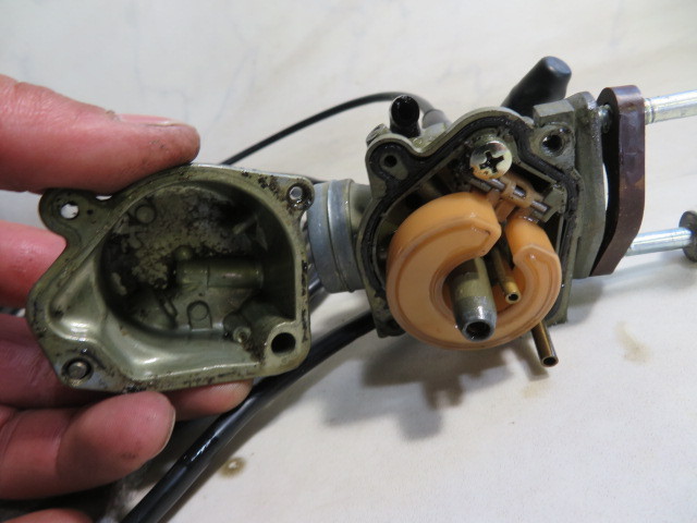 Tact タクト AB07 純正キャブレター スロットルワイヤー付 PA 05A