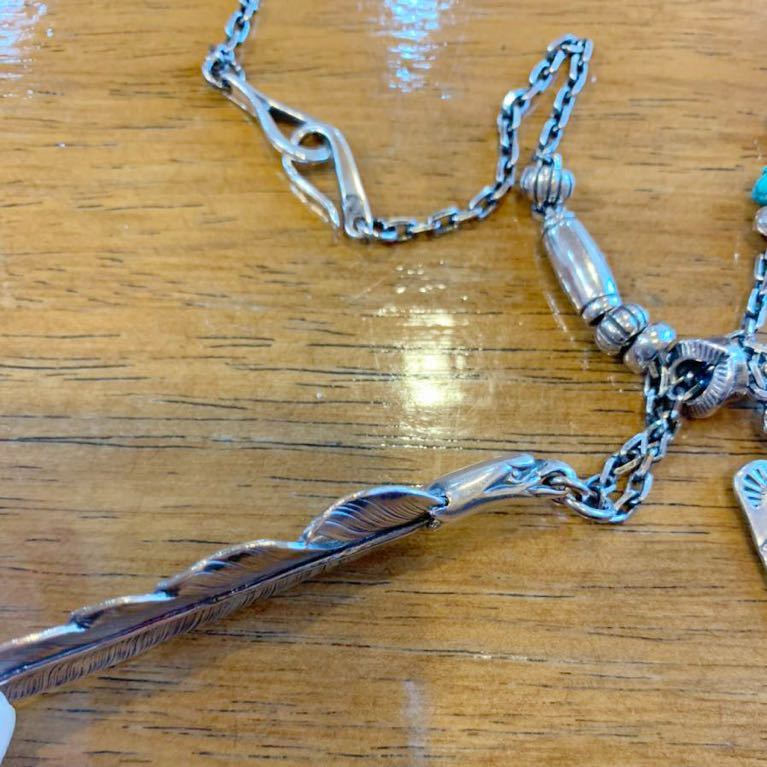 正規品 LARRY SMITH ラリースミス フェザー ネックレス セット 