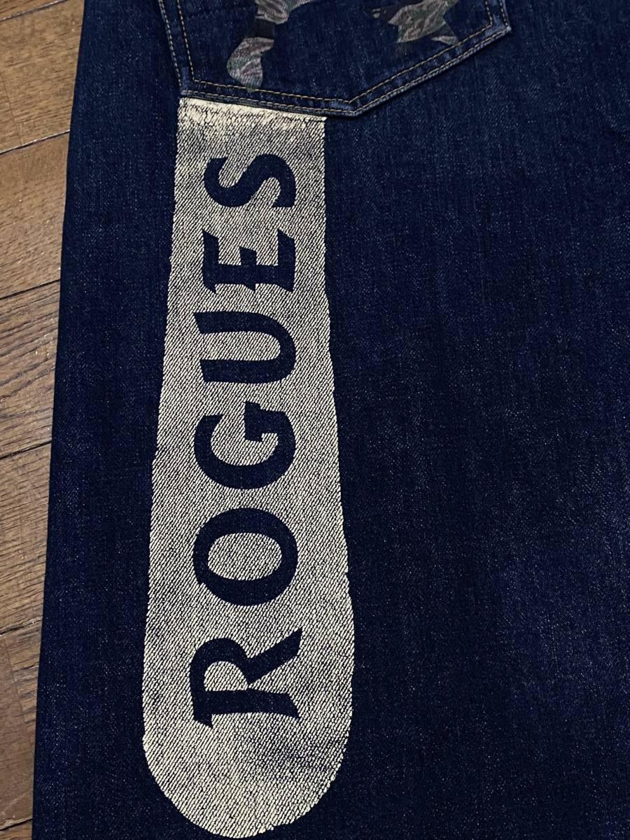 evisu×ROGUES 大黒2001W29 別注コラボ 迷彩滋賀琵琶湖