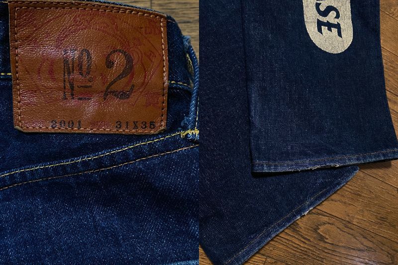 evisu×ROGUES 大黒2001W29 別注コラボ 迷彩滋賀琵琶湖