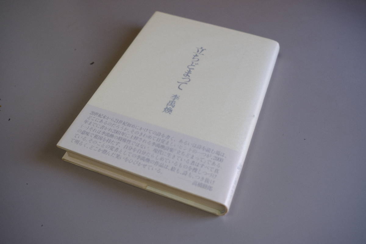 「立ちどまって」 李 禹煥（リ・ ウファン） (著) 立ちどまって 李禹煥 (リ・ウーファン Lee U-Fan) 現代アート 書籍 本