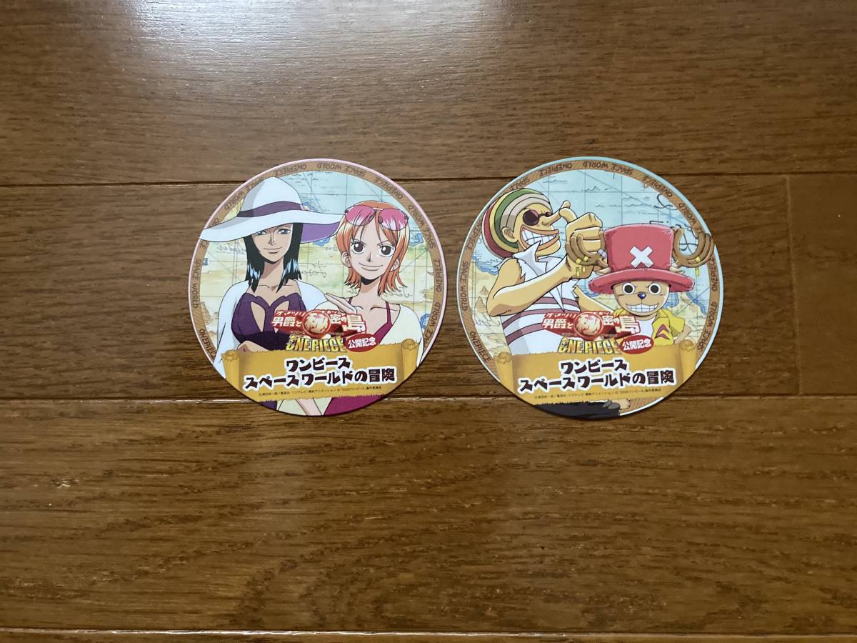 ワンピース スペースワールドの冒険 非売品コースター 未使用 ナミ 