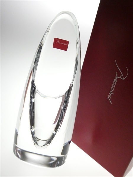 N560 Baccarat バカラ クリスタル エスキモー ベース 花瓶 飾壷 