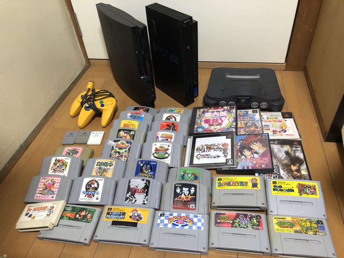 64.スーファミ，PS2.PS3.ゲーム ソフト まとめ売り