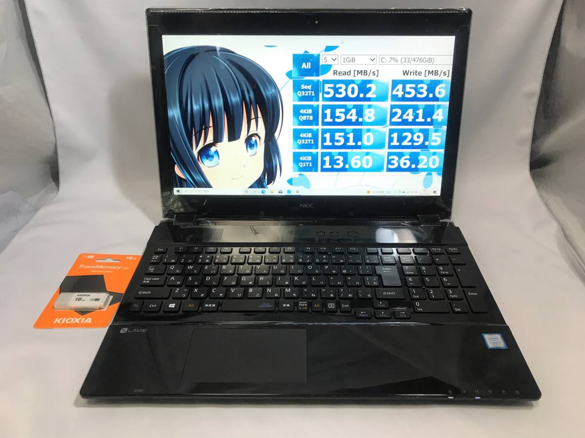 美品♪【第7世代CPU:ブルーレイ】NEC LaVie L NS350 /G 第7世代CPU