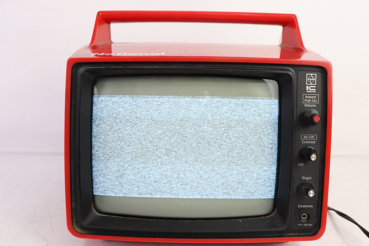ト葛 National ナショナル 白黒テレビ ブラウン管 Tr 901b Ic トランジスタ式 アンティーク 通電のみ確認済み Ce396cxx37 Hi4wireless Com