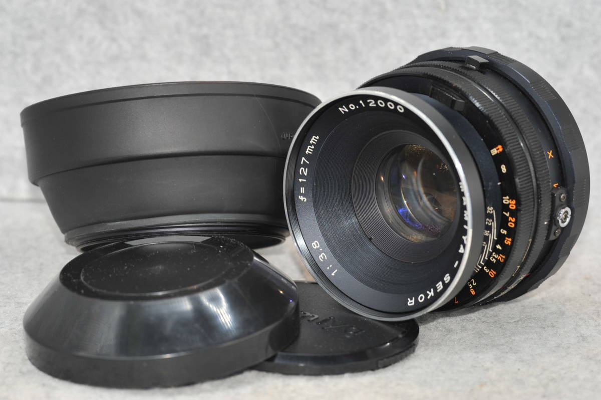 MAMIYA-SEKOR 1:3.8 f=127mm シリアルNo12000 1:3.8 f=127mm Mamiya 中古ジャンク LL1-070◎ RB67用