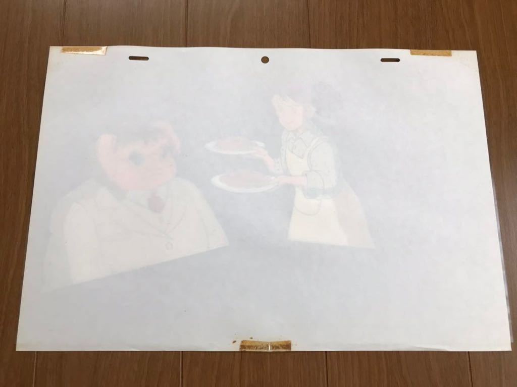 送料無料 紅の豚 フィオとポルコ セル画 宮崎駿監督 スタジオジブリ(か 