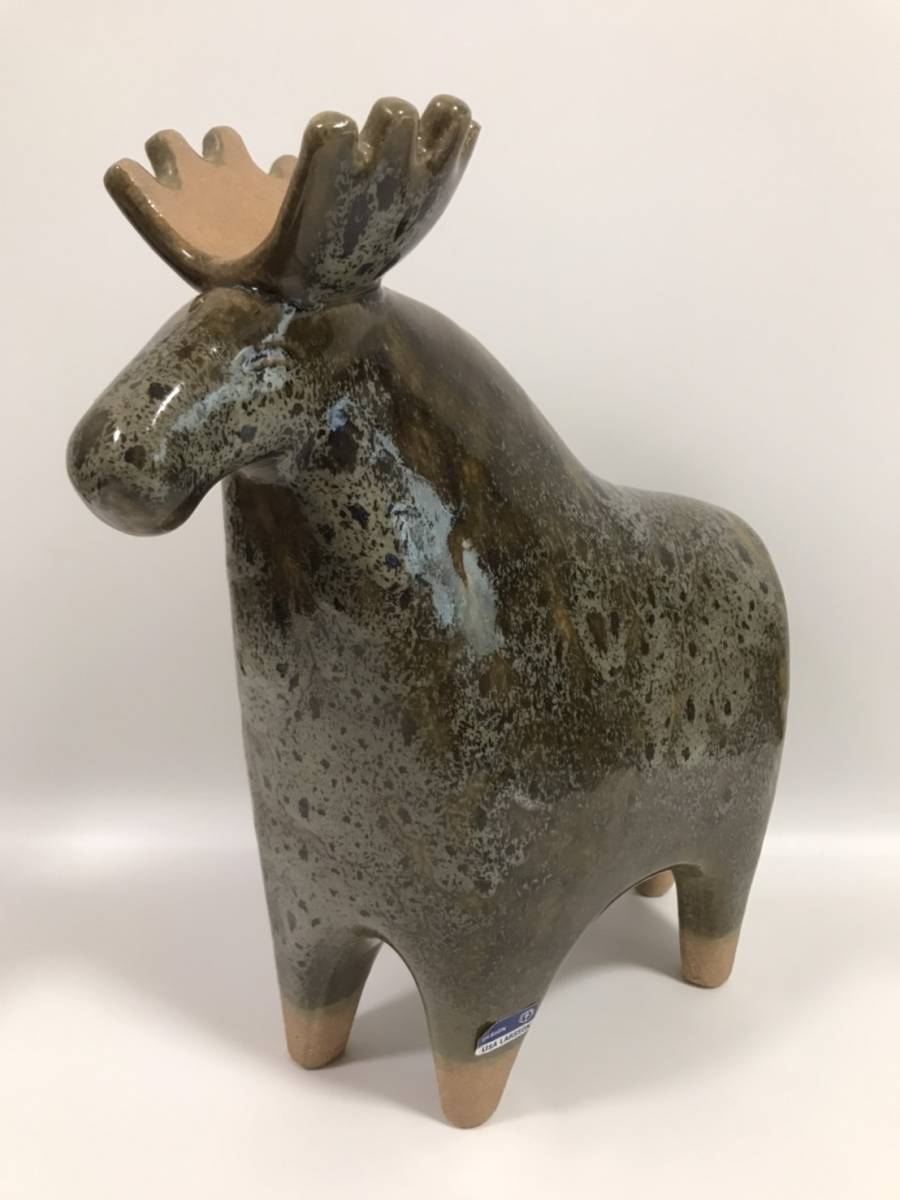 最新作，新作 リサラーソン ヘラジカ エルク STORA ZOO 大きな動物園 ELK ALG グスタフスベリ Gustavsberg(アラビア)｜売買されたオークション情報、yahooの商品情報をアーカイブ公開 - オークファン アラビア