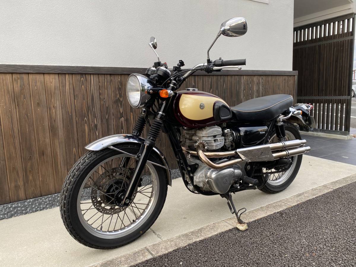 Kファクトリー カワサキW650用スクランブラーマフラー 希少！ W650用 スクランブラーマフラー TTタイプ K-ファクトリー製