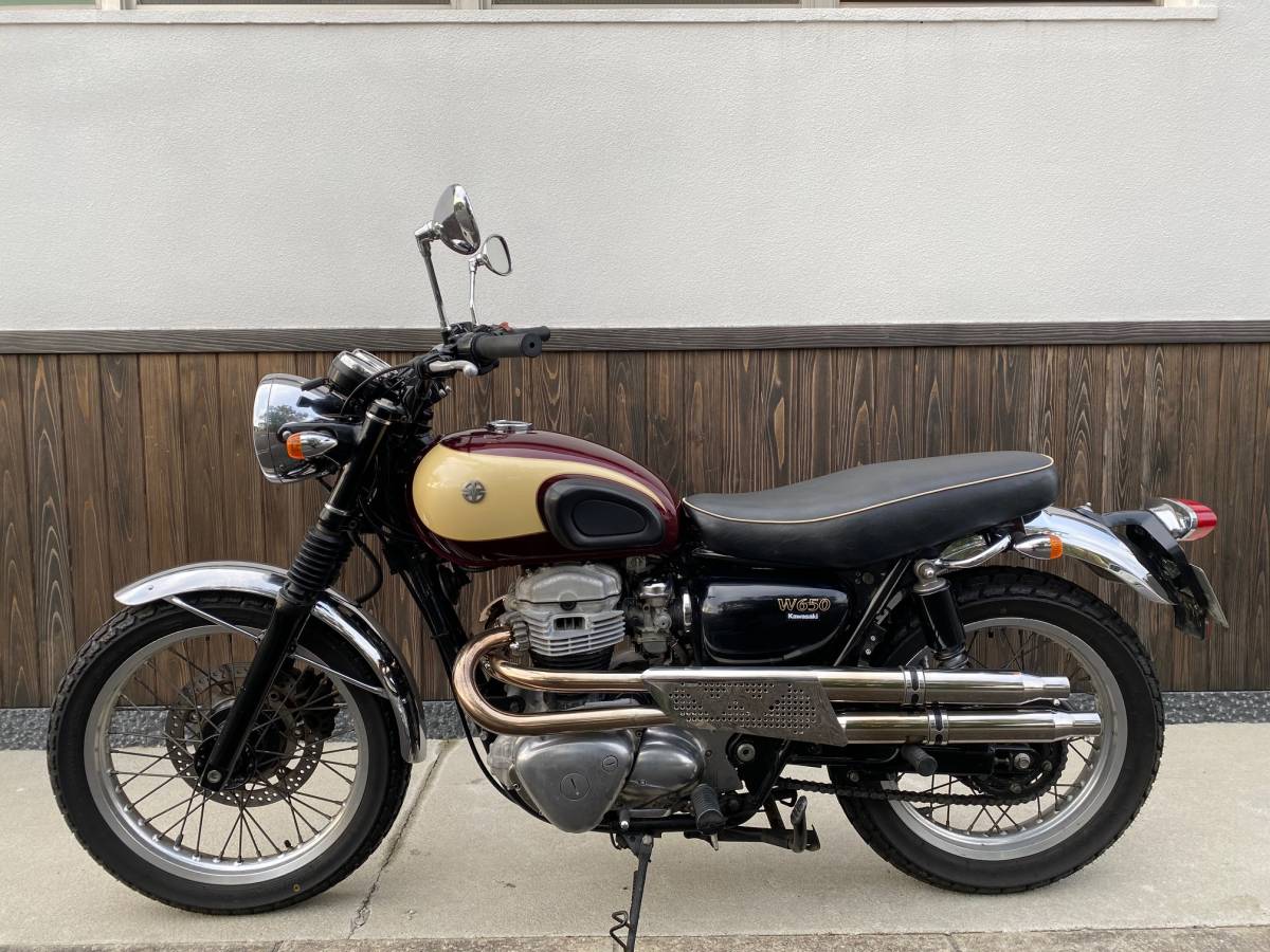 希少！ W650用 スクランブラーマフラー TTタイプ K-ファクトリー製