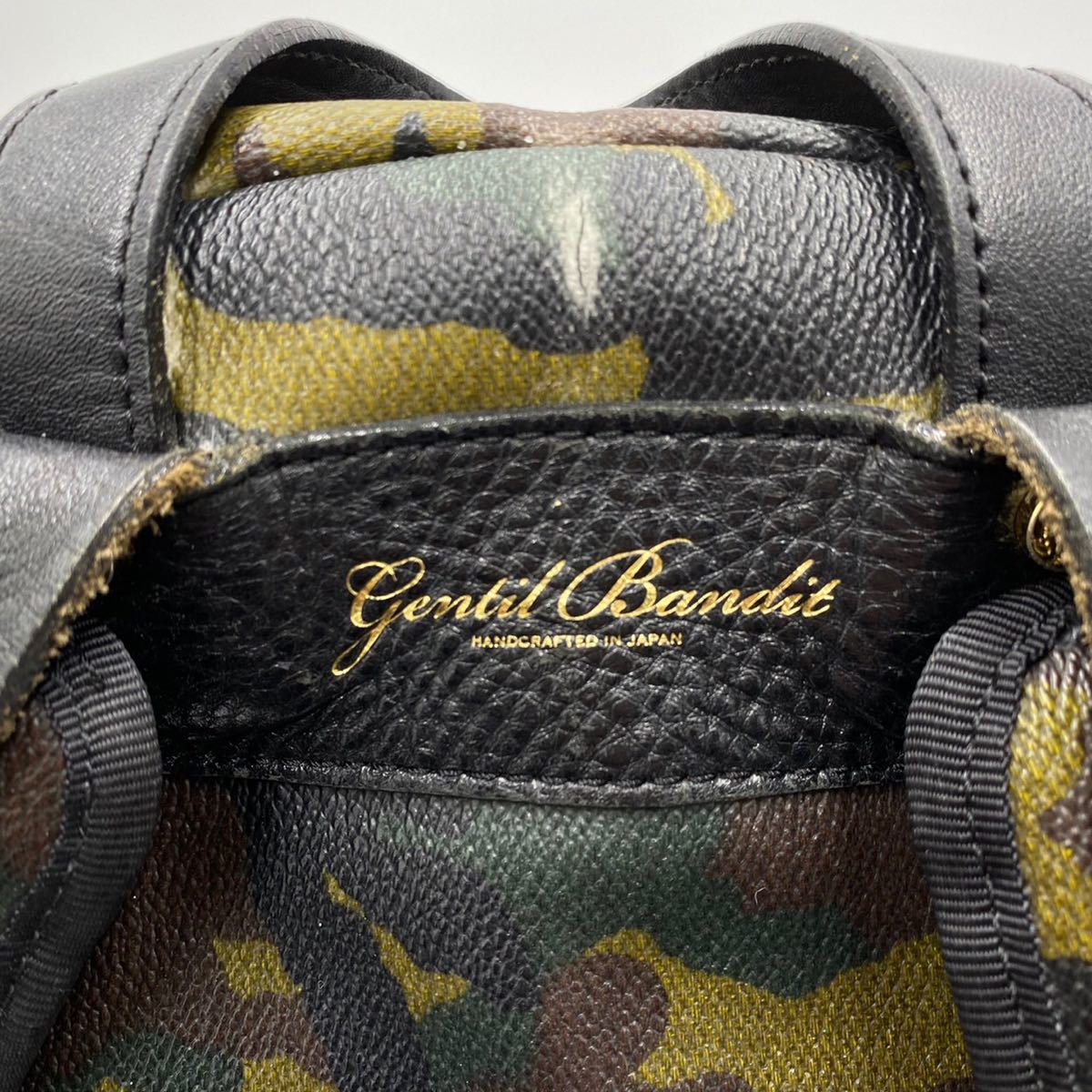 1円【美品】GENTIL BANDIT ジャンティバンティ リュック バッグパック 