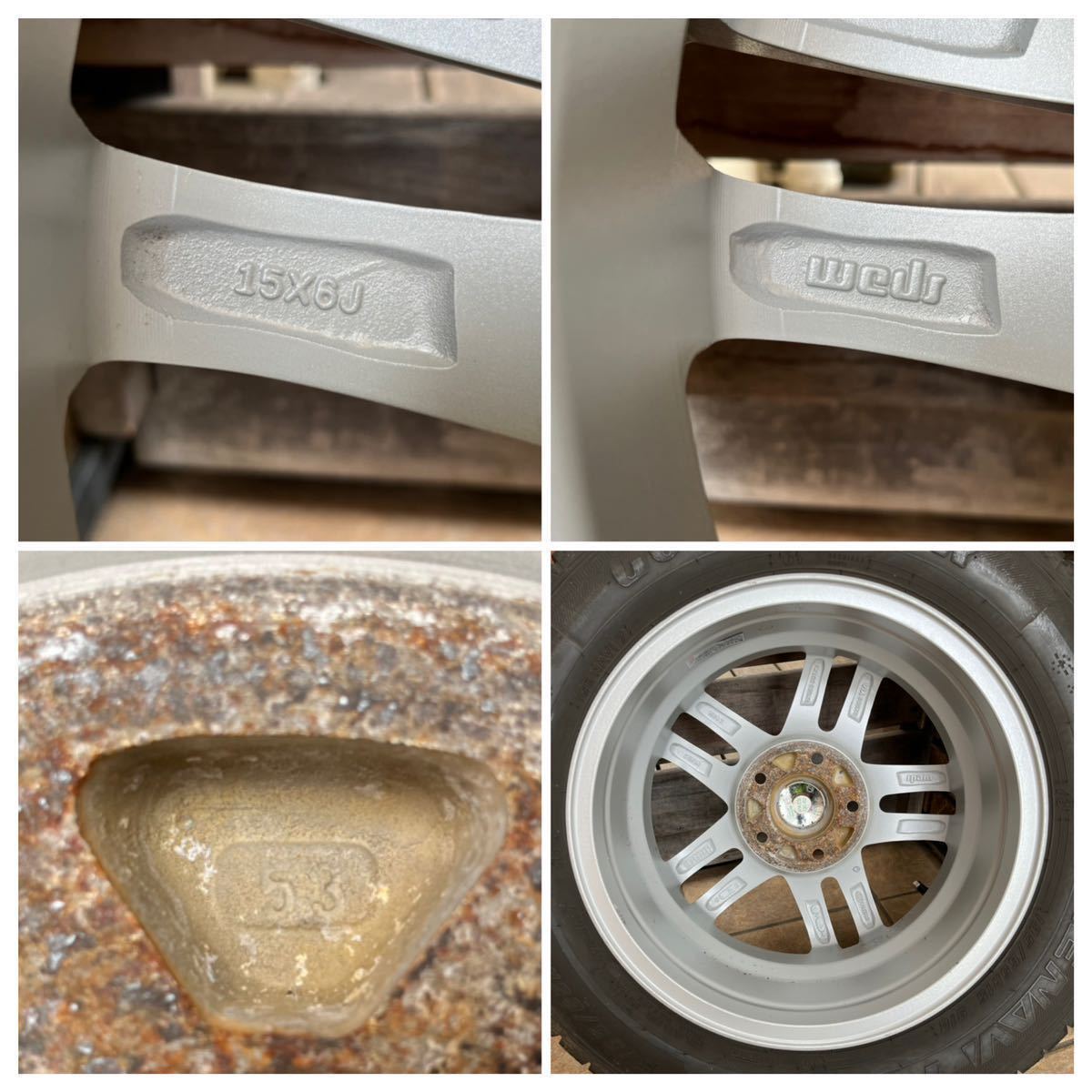 手渡し可 weds ravrion SENSIT 195/65R15 バリ溝 スタッドレス 