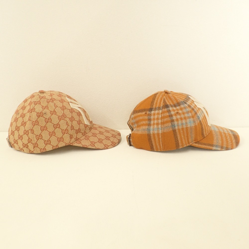 美品】GUCCI グッチ xMLB ニューヨークヤンキース GG柄/チェック 