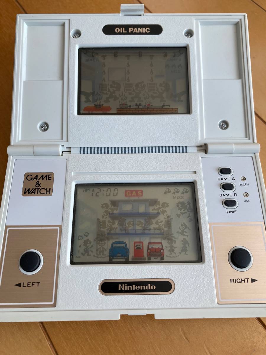 動作品】任天堂 ゲーム&ウオッチ「オイル パニック」 / NINTENDO 