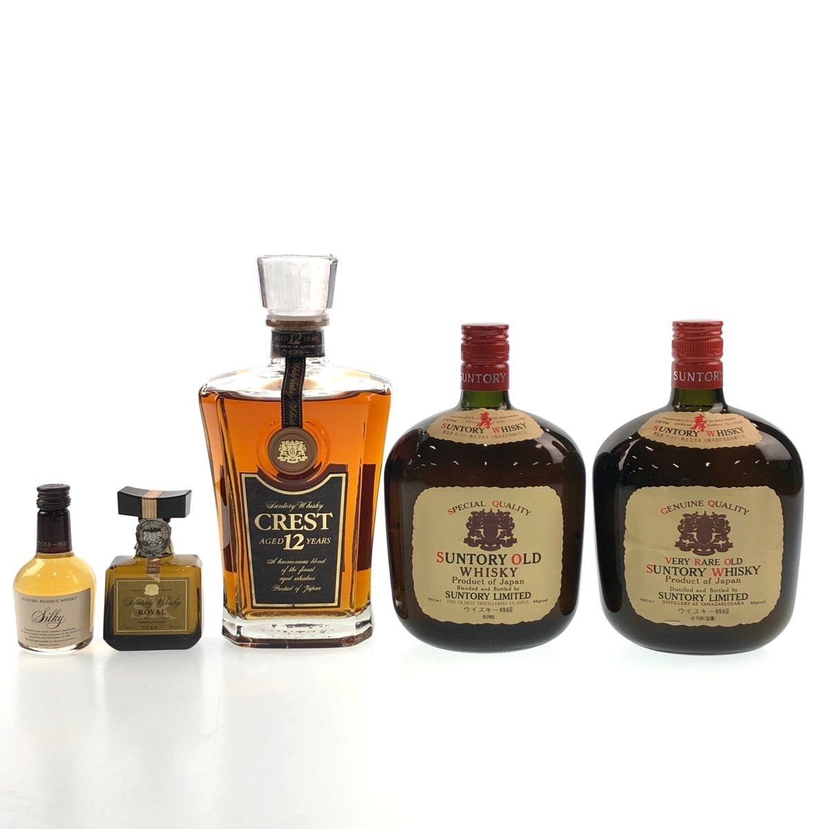新作登場，最新作 東京都内限定発送 5本 サントリー SUNTORY シルキー ローヤル SR クレスト 12年 オールド 国産 ウイスキー セット 古酒(ウイスキー)｜売買されたオークション情報、yahooの商品情報をアーカイブ その他