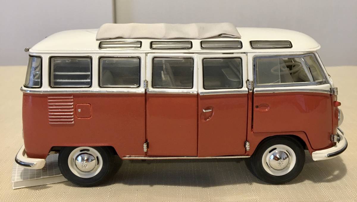 ジャンク FRANKLIN MINT 1:24 1962 VOLKSWAGEN MICROBUS フランクリン