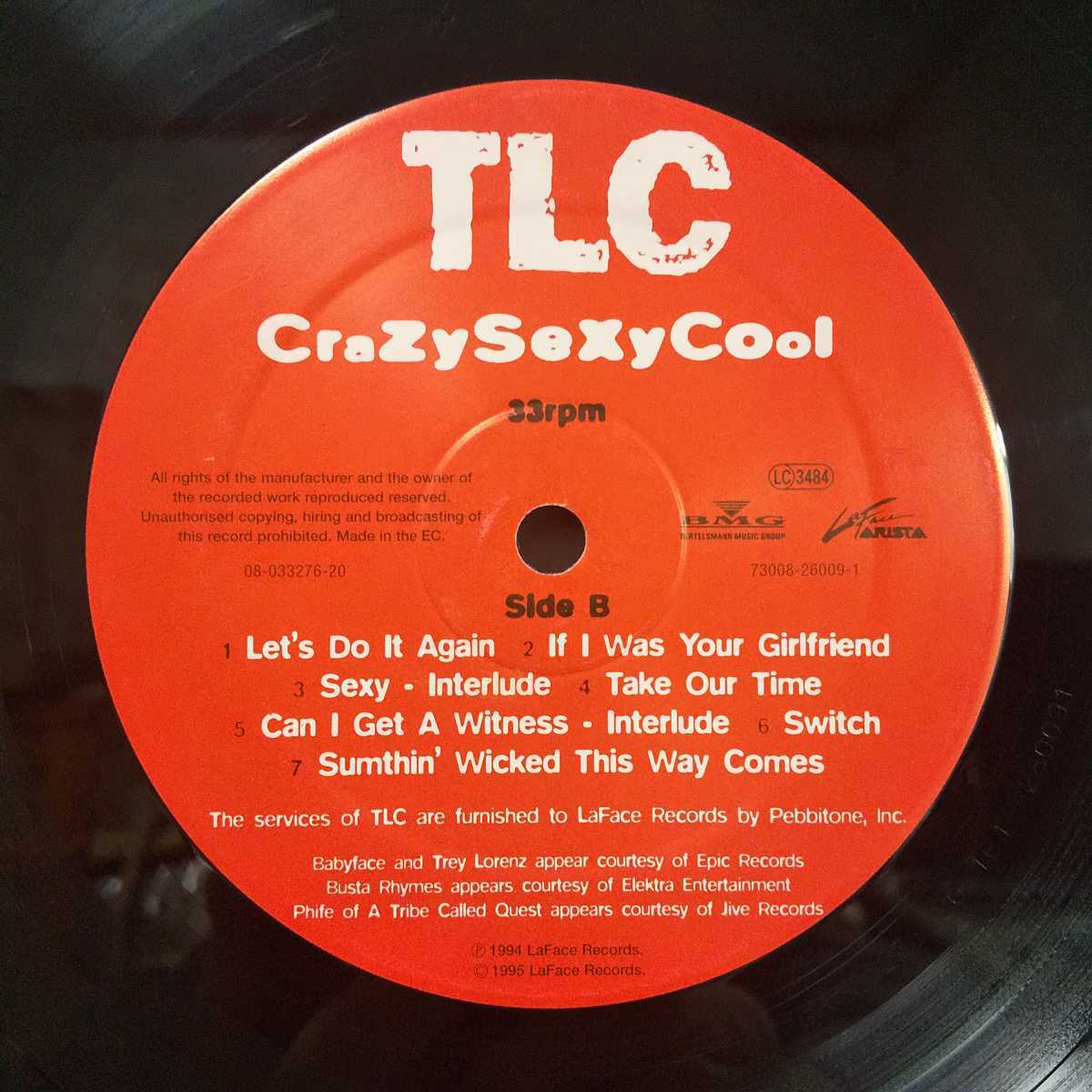 【レコード•EUオリジナル盤】TLC - Crazy Sexy Cool•R&B TLC CrazySexyCool | Crazy Sexy – Vinyl レコード•EUオリジナル盤TLC