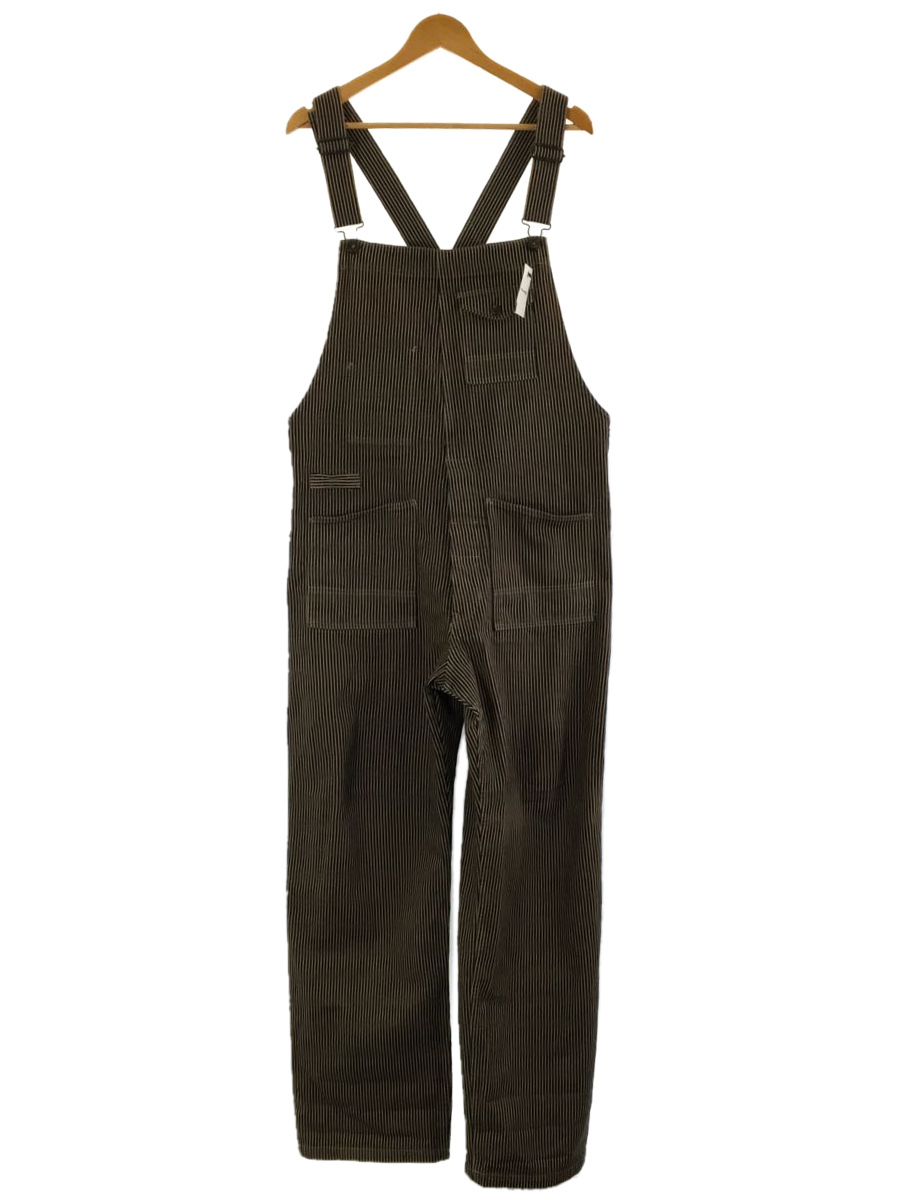 AT-DIRTY◆オーバーオール/L/コットン/ネイビー/ストライプ