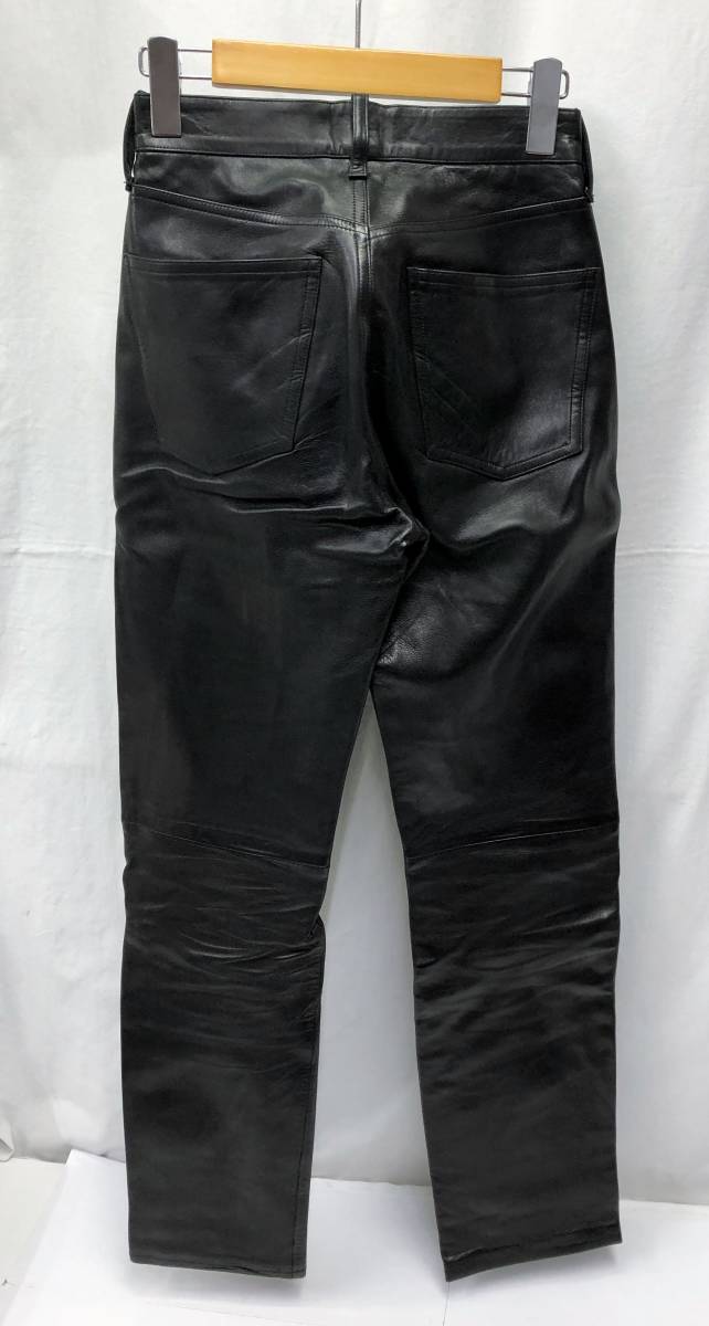 アニエスベー agnes b. 羊革 レザー パンツ サイズ34 約Sサイズ相当