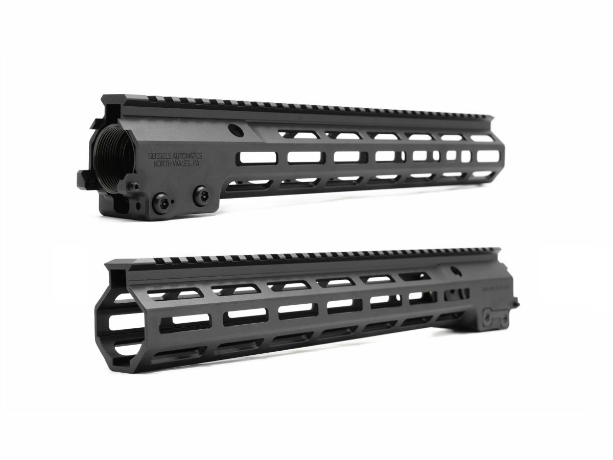 Geisseleタイプ SMR Mk16 URG-I 13.5インチ M-LOK ハンドガード BK