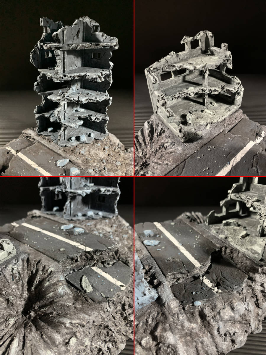完成品・戦場ジオラマ】 オリジナル フルスクラッチ プラモデル