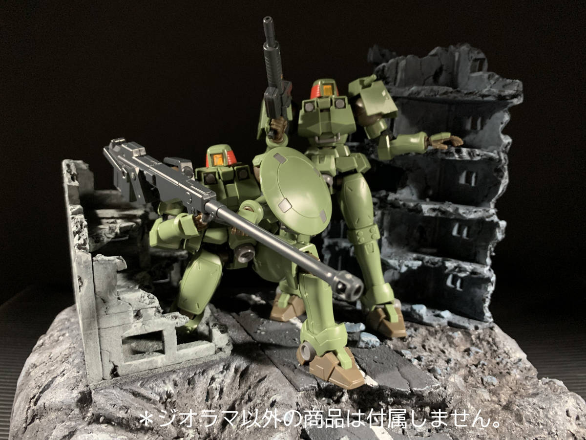 完成品・戦場ジオラマ】 オリジナル フルスクラッチ プラモデル