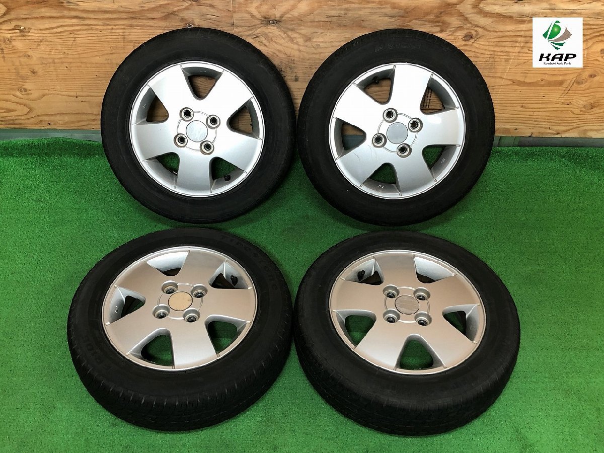 スズキ 純正 13×4.50B ホイール ＆ タイヤ Firestone 155/65R13 4本 