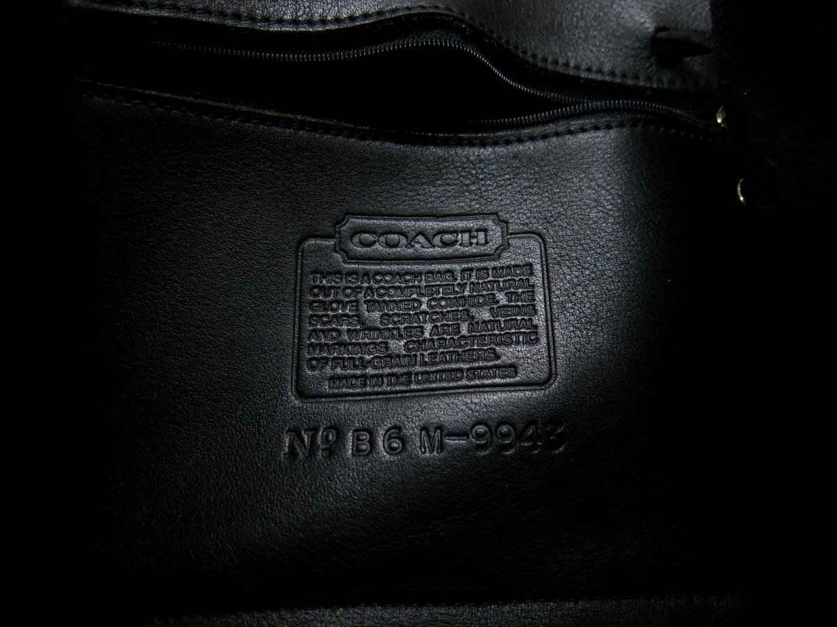 超美品○COACH オールド コーチ○9943○カーフ レザー 本革○ターン