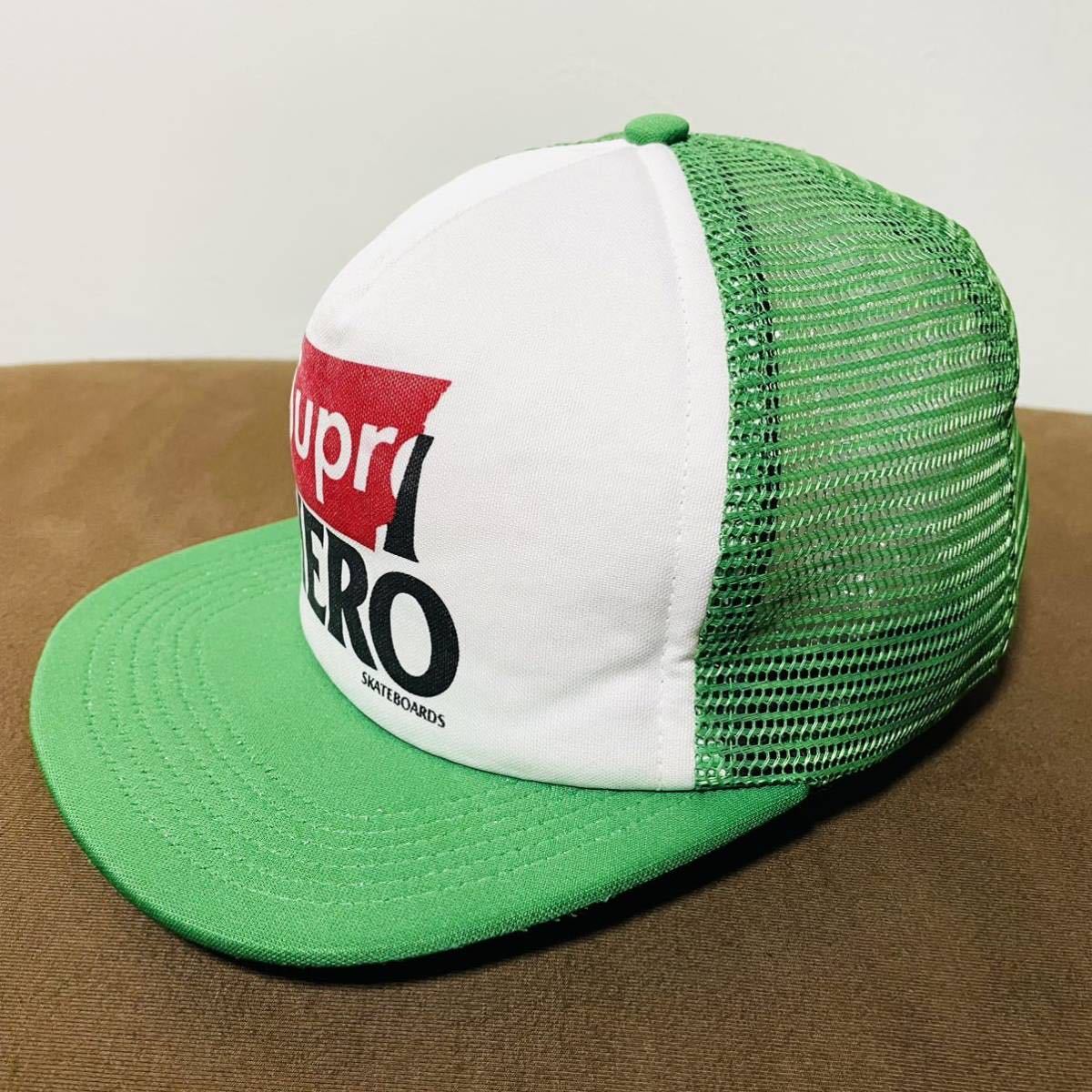 Supreme ANTIHERO Mesh Back 5 Panel Cap Kelly Green 14ss ケリー 
