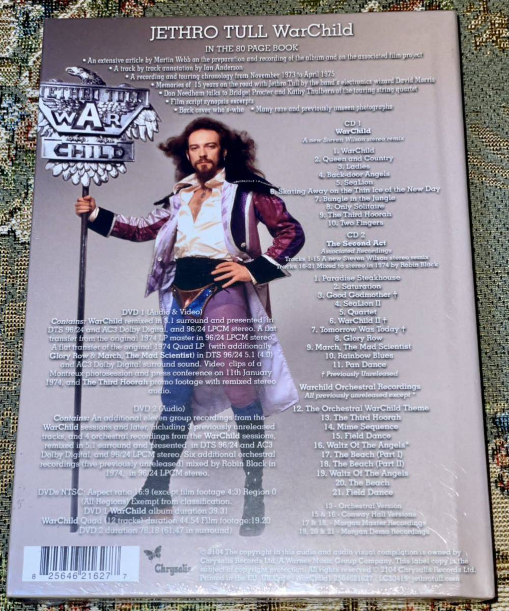 Jethro Tull ジェスロタル Warchild The 40th Anniversary Theatre Edition 一般 売買されたオークション情報 Yahooの商品情報をアーカイブ公開 オークファン Aucfan Com