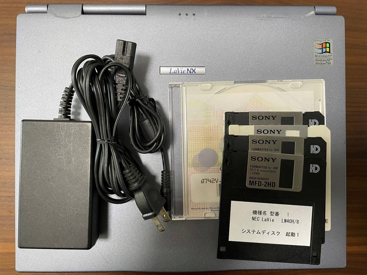 NEC LaVie NX LW40H/8 PC-LW40H84D6 Windows98 Cel400MHz/64MB/6.4GB