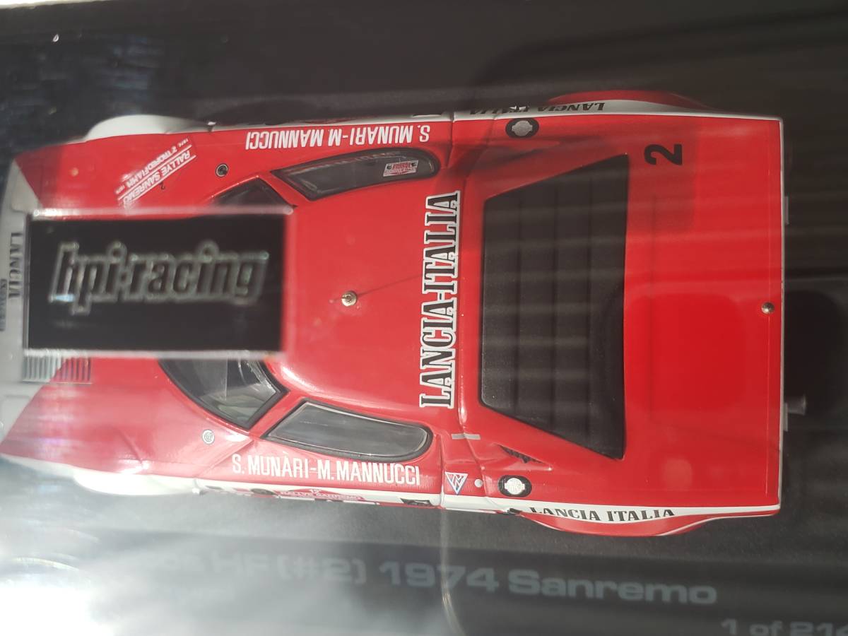 hpi 1⁄43 ランチア ストラトス HF #2 1974 サンレモ優勝車