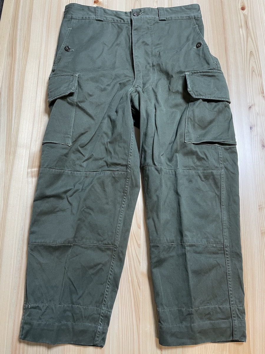 実寸84cm：約W33 M64 パンツ 1965年 M-64 French Army Pants フランス