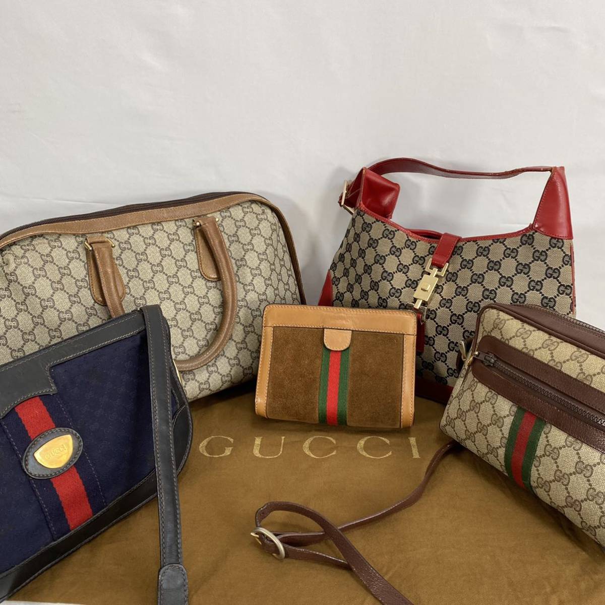 1円〜 美品含む GUCCI グッチ オールドグッチ バッグまとめ売り  