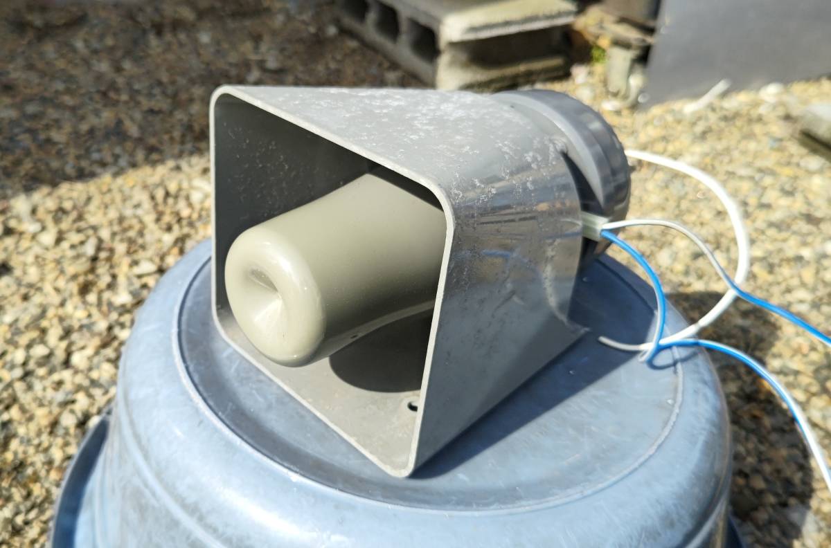 大阪サイレン スピーカー 30w サイレンアンプ 回転灯 デコトラ 消防 