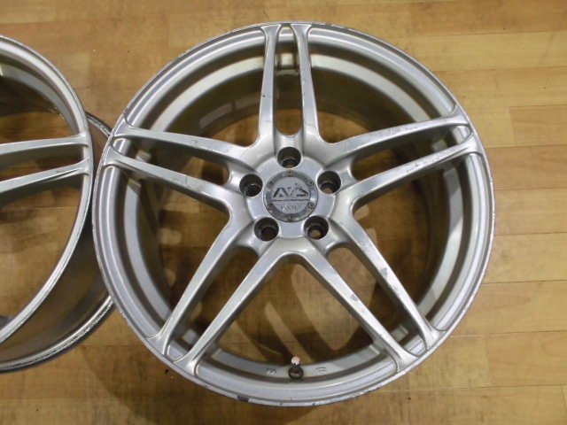 ヨコハマ AVS MODEL 5 モデル5 日本製 ホイール 2本 5H-100 17インチ 