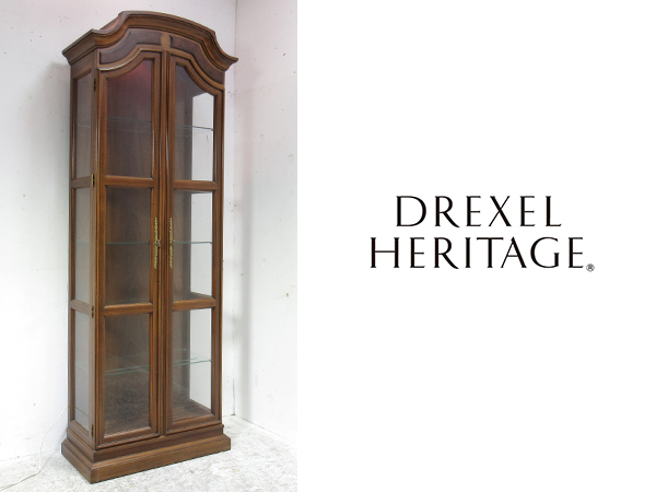  CA8 DREXEL/ドレクセルヘリテイジ 62万 最高級 キュリオケース 飾り棚 ガラスキャビネット(飾り棚)｜売買されたオークション情報、yahooの商品情報をアーカイブ公開 - オークファン 飾り棚