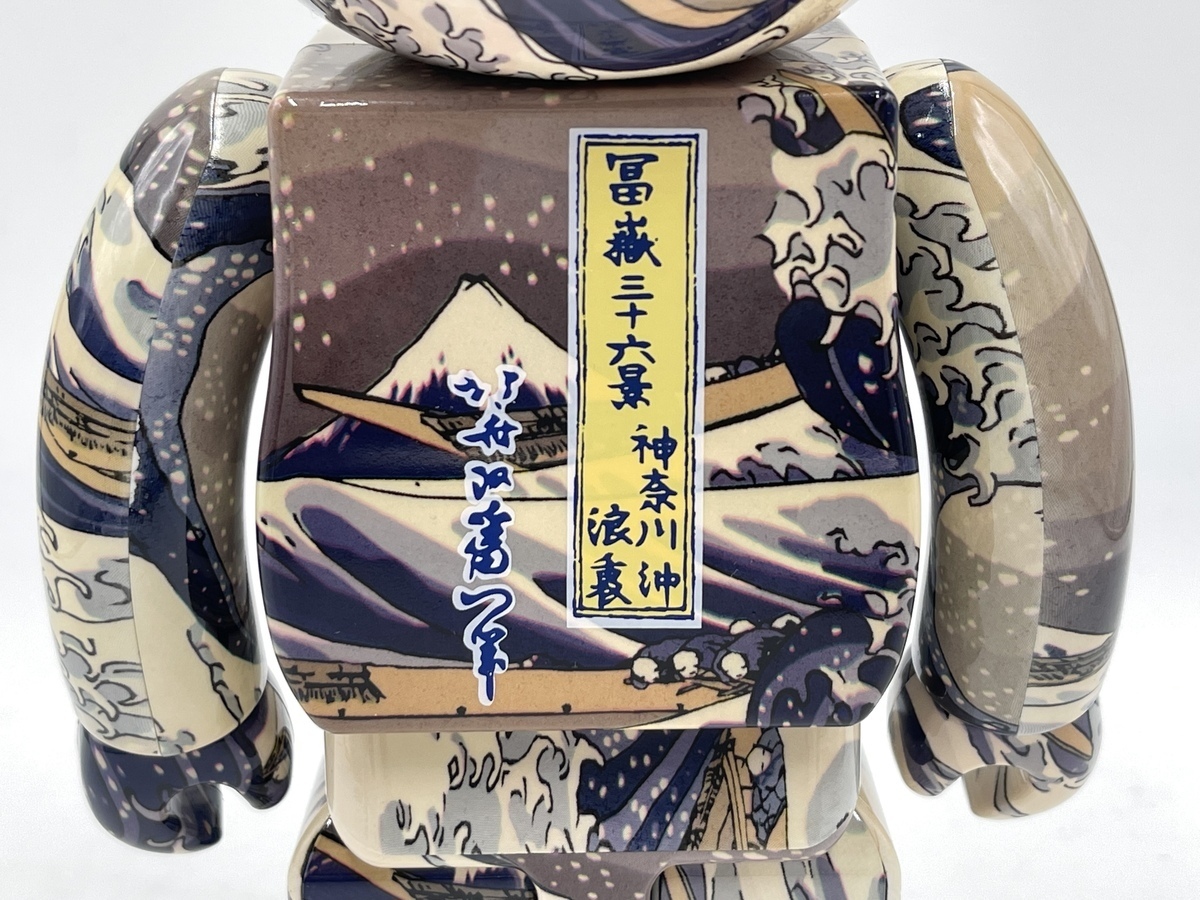 極美品 BE@RBRICK 葛飾北斎 「神奈川沖浪裏」ベアブリック コラボ 