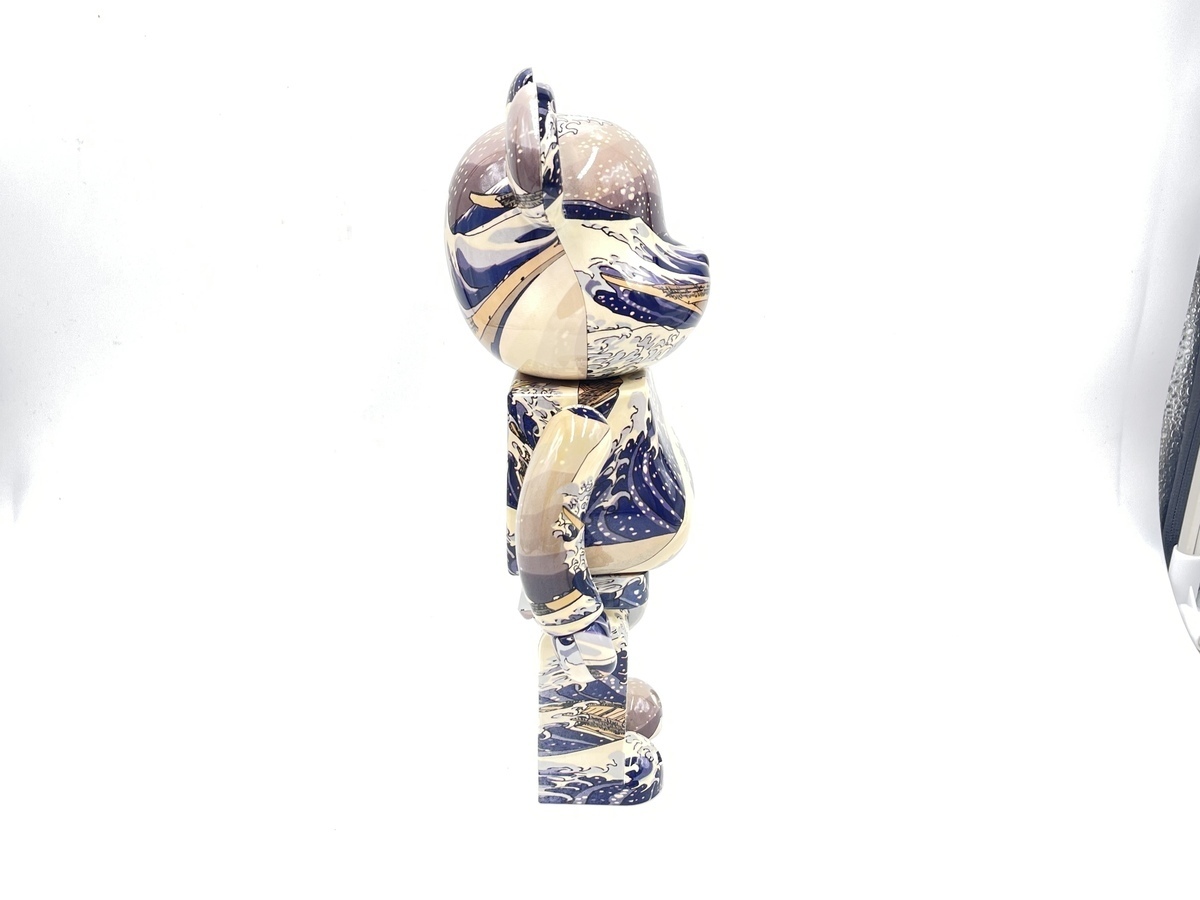 極美品 BE@RBRICK 葛飾北斎 「神奈川沖浪裏」ベアブリック コラボ 