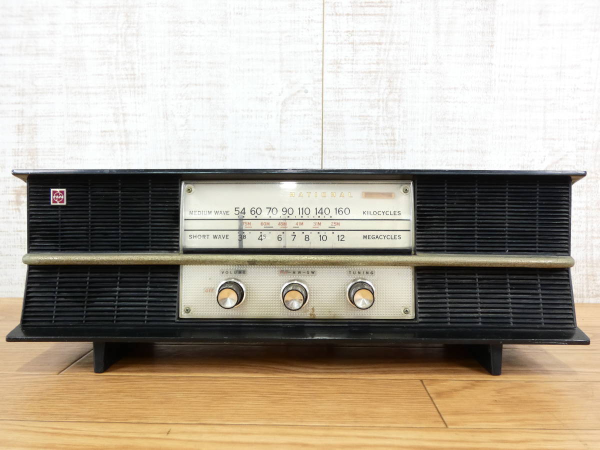 ナショナルGX-320 レトロ真空管ラジオbluetooth付初心者向け