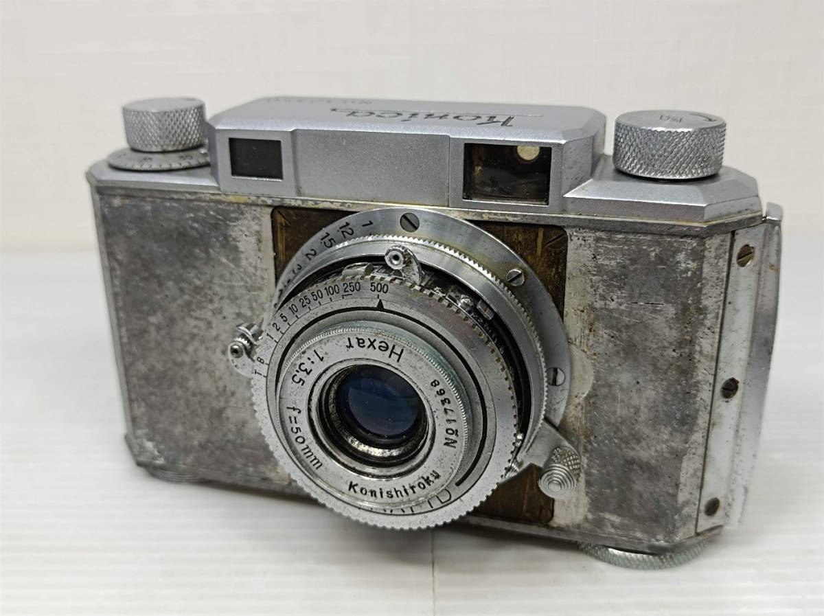 ジャンク品 Konica ヘキサー 50mm 3.5 フィルムカメラ KONICAコニカ