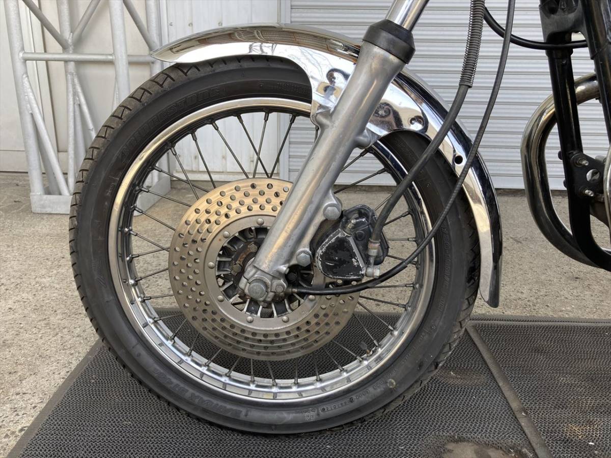 GS400 青25716 SUZUKI エンジン始動確認済!程度良好.現状販売/輸入新規