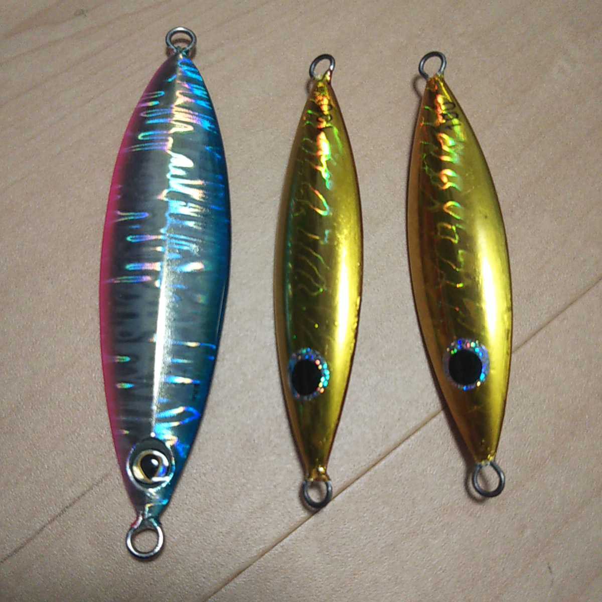 タイジギ7本セット シマノ スティンガーバタフライ ショート、ジグパラ バーチカル、ダイワ サクリファイスⅡスローナックル、ペナジグ_7