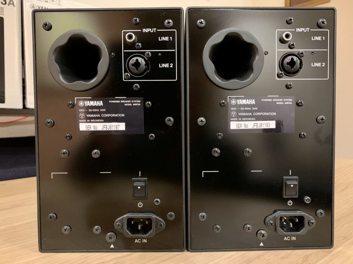 Yamaha MSP3A パワードモニタースピーカー 2台セット 【公式通販】