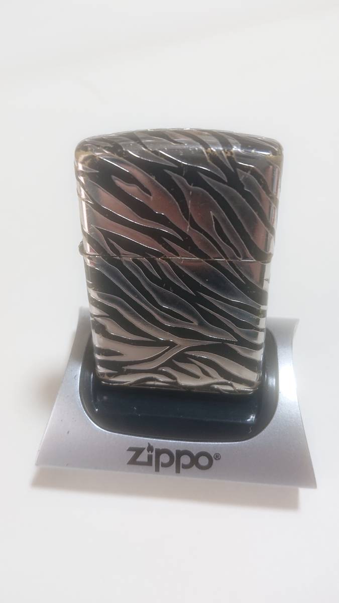  使用品 ZIPPO Armor アーマー EXCELLENT TIGER 5面加工 2014(Zippo)｜売買されたオークション情報、yahooの商品情報をアーカイブ公開 - オークファン Zippo