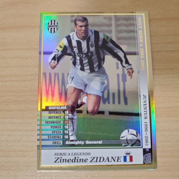 WCCF ジネディーヌ・ジダン 2002-2003 LE Zinedine 送ク SERIE A 02-03 