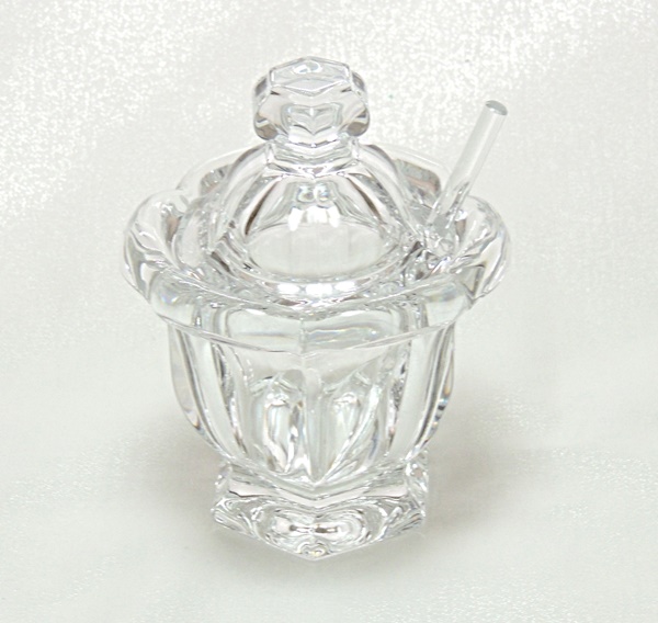 ◇Baccarat /バカラ クリスタル シュガーポット スプーン付 キッチン