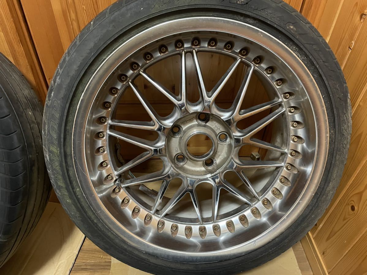 絶版 当時物 WORK REZAX レザックス 18インチ 8J ＋8 9J +25 5h 114.3 