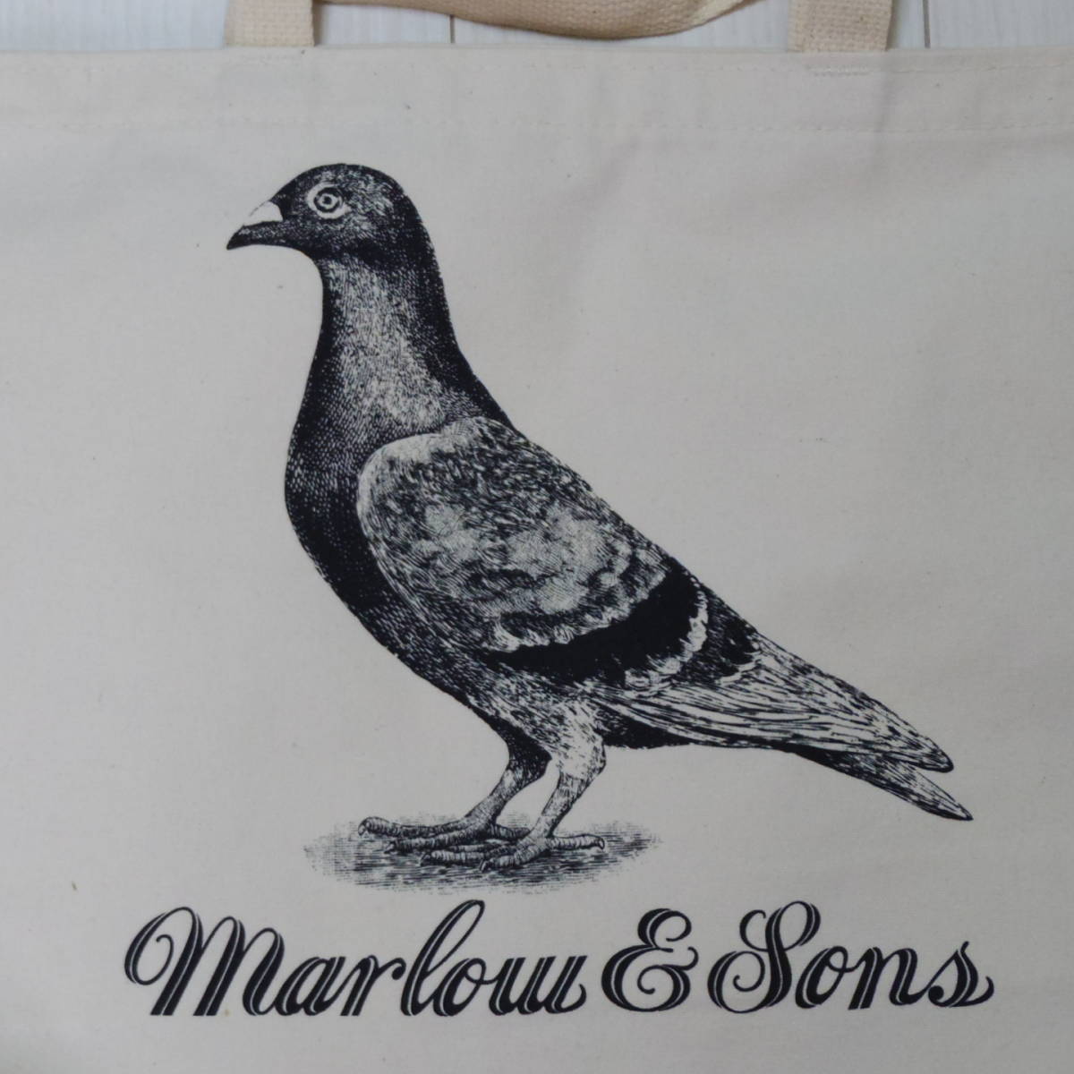 Enviro Tote リサイクルコットンバッグ Made In U S A 鳩のイラストプリントが素敵なトートバッグ 鳥 ハト 生成り色 エコバッグ トートバッグ 売買されたオークション情報 Yahooの商品情報をアーカイブ公開 オークファン Aucfan Com